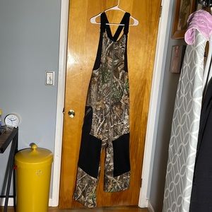 DSG womens hunting bib overalls fleece lined 2xl